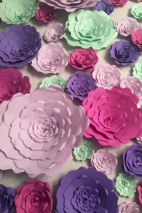 Paper flowers